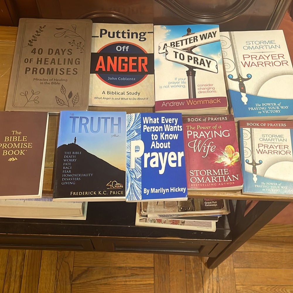 Three Prayer/Bible Study Books of your Choosing